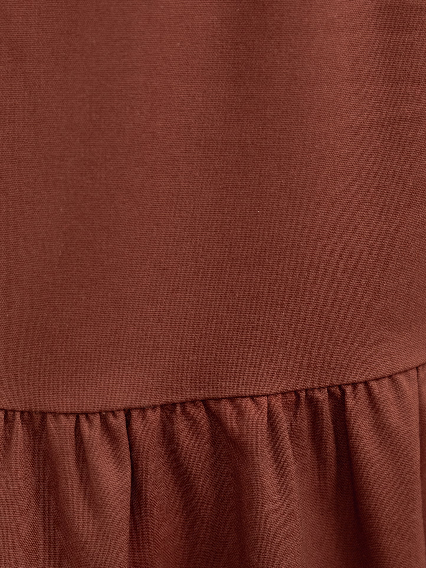 Lovedrobe Mocha Shirred Waist Tiered Maxi Skirt Co-Ord