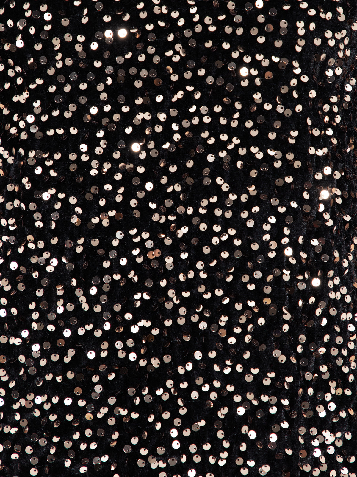 Lovedrobe Black Embellished Velvet Short Sleeve Boxy Top