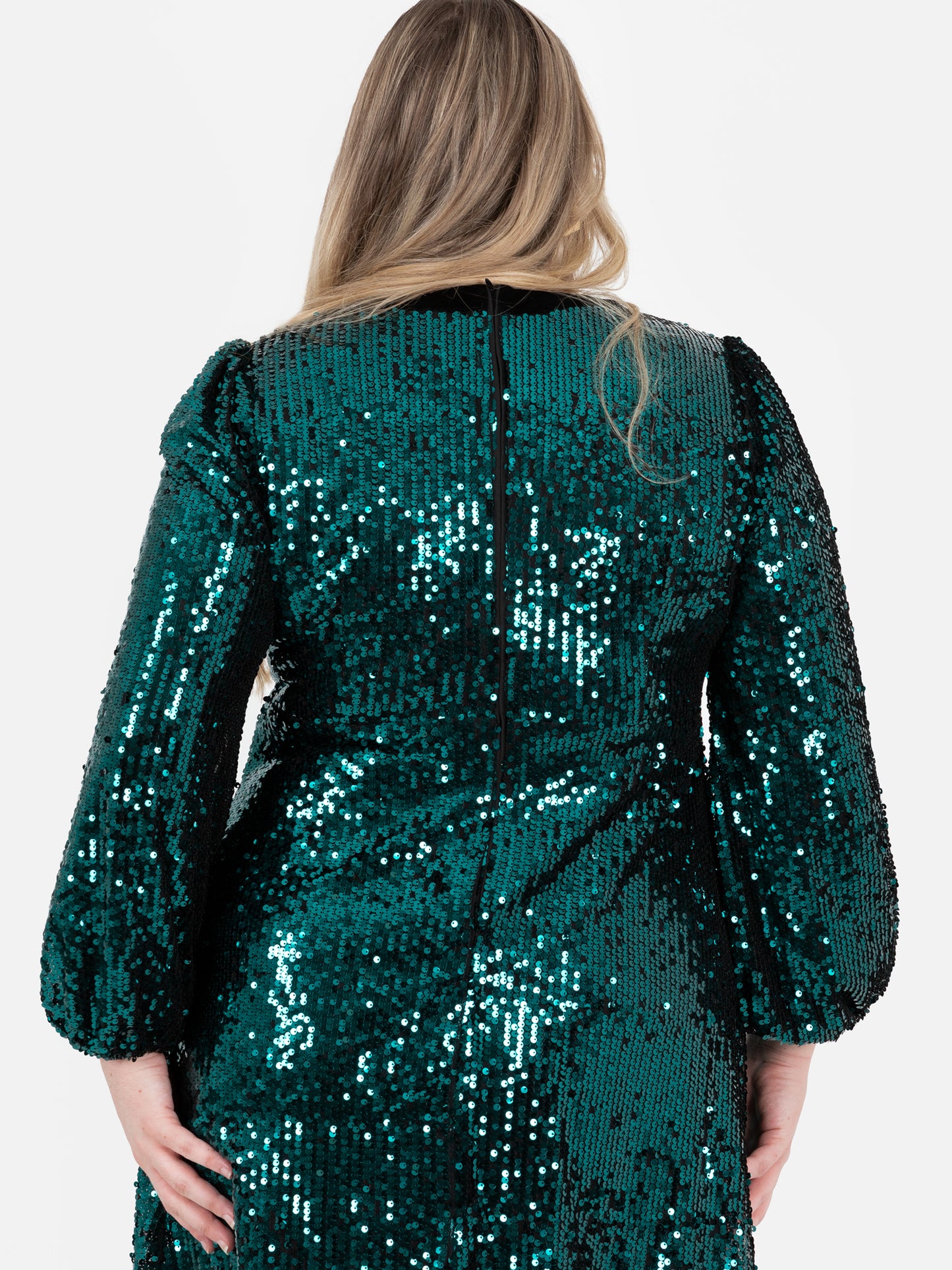 Lovedrobe Fully Embellished Velvet Bow Detail Mini Dress