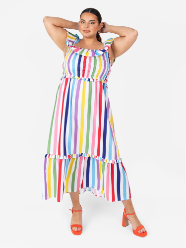 Lovedrobe Multicolour Stripe Maxi Dress