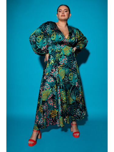 Lovedrobe Luxe Tropical Print Maxi Dress